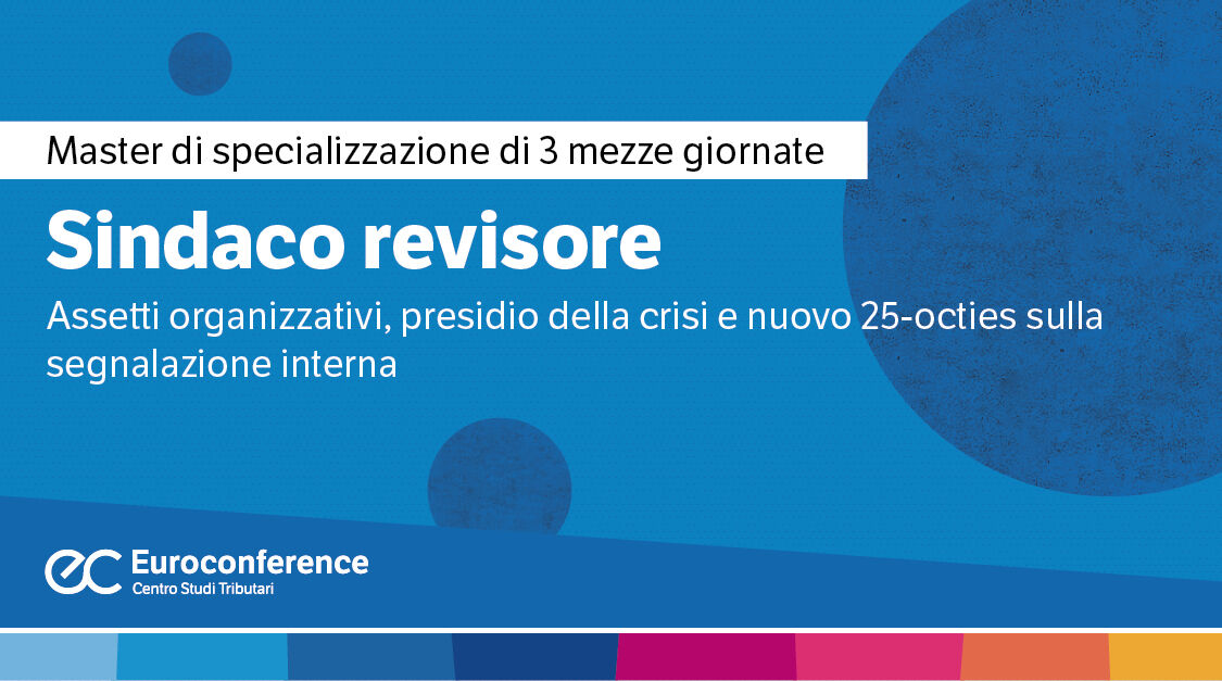 Immagine Sindaco revisore | Euroconference